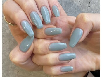 リフュージュ 隠れ家/春のワンカラーネイル