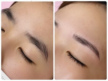 エンヴィバイコスメーア(Envy by Cosmea)/剛毛さんもスッキリ平行眉毛に