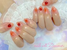 ネイルアート ジマー/チークネイル/パラジェル/韓国