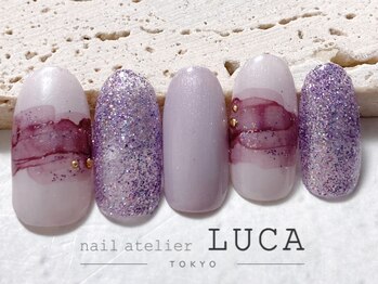 ネイルアトリエルカ(nail atelier LUCA)/W-28 シェラックインクネイル