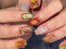 ルカ 原宿(lux)/秋のニュアンスネイル