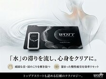 イーハンズ 渋谷本店(e-Hands)の雰囲気（アスリート愛用の「WOTT」。水分子から整え、身体をリカバリー）