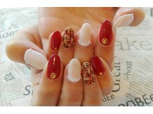 トータルサロン 白べぇーっ プラス/ツイードネイル