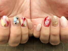 アシメ☆シェル×タイダイ