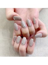 プライズアイリス アイラッシュ 池袋東口店(prize Iris eyelash)/グレージュネイル【池袋】