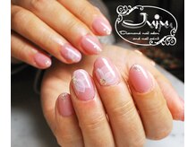 ジュジュ(Juju)/たらしこみネイル　オフィスにも