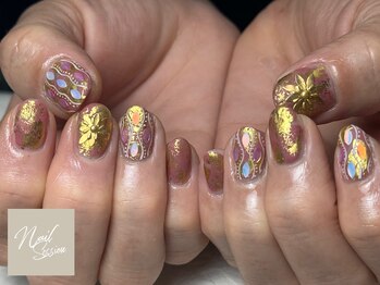 ネイルセッション(nail session)/春色アンティーク
