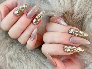グロリアネイルズ 荻窪(Gloria Nails)の写真/【長さだし×やり放題⇒¥12000～】豊富なパーツとナイスなデザインで理想の指先へ！持ち込み大歓迎☆