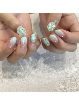 フェアリー(Fairy)/ミントカラー×チェック by大竹