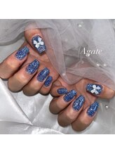 アゲート(Agate)/夏ネイル