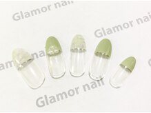 グラマーネイル(Glamor nail)/定額ブロックフレンチ¥6800