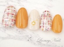 ラグジュアリーネイルズ アカバネ(Luxury Nails Akabane)/ガーリー*ツイード&アクセサリー