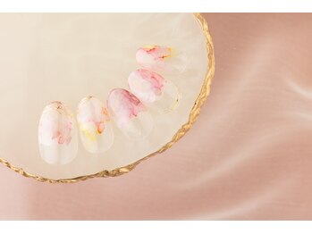 エムスラッシュネイル 本牧店(M SLASH)/春×インクアート