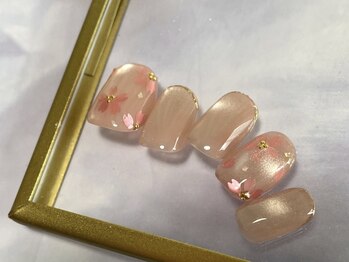 アメリアンドカシェット(Amelie&Cachette)/桜ネイル さくらネイル:maika