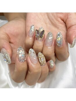 ジェイエヌ バイ ネオリーブ(J/N by neolive)/キラキラ蝶ネイル ¥9900