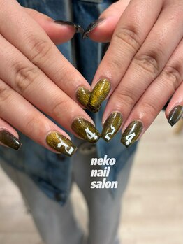 ネコ(Neko)/長さだしフラッシュ シール