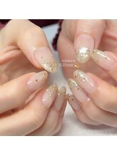 フルール(fleur)/ラメグラデーションネイル