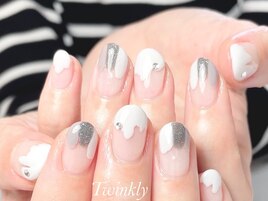 シンプルアートのシーズンネイル