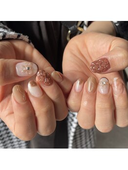 ミントリーフ バイ リート(Mint leaf by Reat)/バレンタインネイル