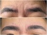【メンズ】ハリウッドブロウリフト●眉毛パーマと眉毛WAXのセットメニュー