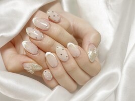 フレンチ×ドットデザイン