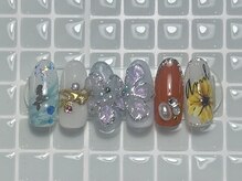 ジョアネイル(JOA Nail)/人魚姫/ぷっくり花/ひまわり