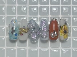 人魚姫/ぷっくり花/ひまわり