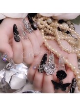 シンデレラネイル(CINDERELLA NAIL)/【スカルプ長さだしネイル】
