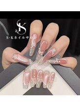 エスケイネイルサロン(S Kネイルサロン)/チップ長さだしのデザイン
