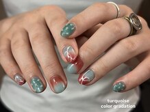 ルカ 原宿(lux)/ターコイズネイル