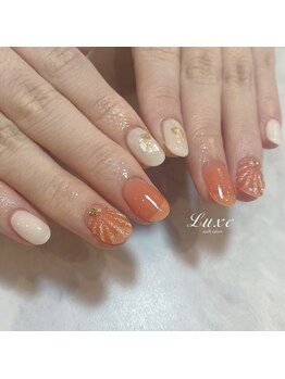 ネイルサロンリュクス (nailsalon Luxe)/夏色マーメイドネイル