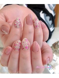 ドライフラワーネイル