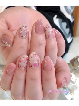 ローズ56(Rose56)/ドライフラワーネイル