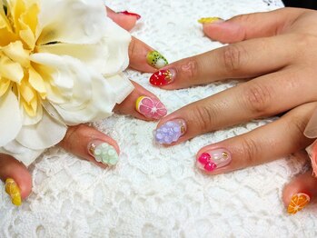 エムネイル(M Nail)/フルーツ3Dアートネイル