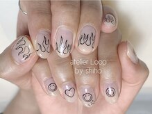 アトリエループ(atelier Loop by shiho)/ファイヤーニコちゃん◆アートA