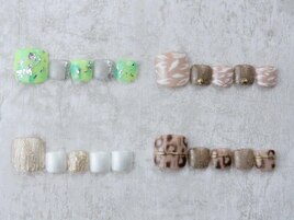 デザインフットネイル♪4500円