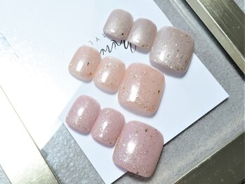 ビームズ トータルビューティー 西中島店(BeeMs Total Beauty)/【シアーラメフットネイル】