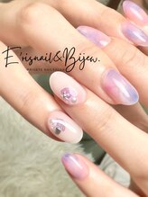 イリスネイル アンド ビジュー(E’risnail&Bijew.)/夏のタイダイネイル