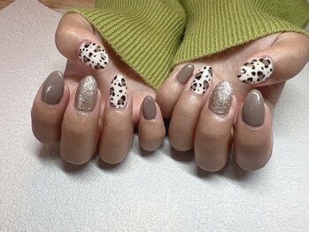 リラネイル(LilaS nail)/レオパード