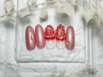 ブリスフルハピネス(Blissful happiness)/定額ネイル(design)夏ver.