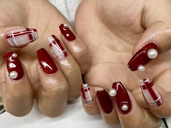 エクラン(ecrin)/チェック×パール