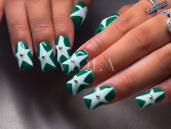 ヴィオラ(VIOLA)/スカルプ/海外風/星ネイル