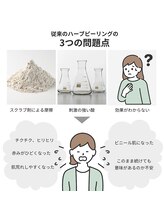 ミニョスキンラボ/従来ハーブピーリングの問題点