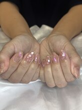 ロミー(Rommy)/もやもやハートホロネイル