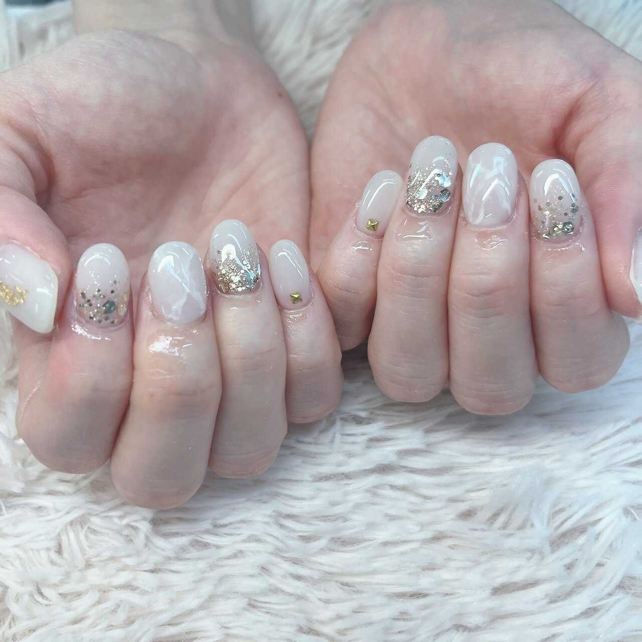 2025年秋トレンド】ホワイト ワンカラーのネイルデザイン集