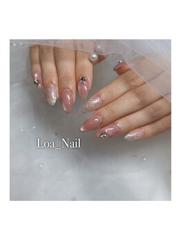 ロア ネイル(Loa_Nail)/ピンクネイル