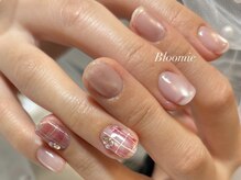 サロン ブルーミー 大井町店(Salon Bloomie)/マグ赤チェックネイル