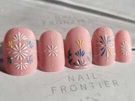 C手描き刺繍フラワー14980円