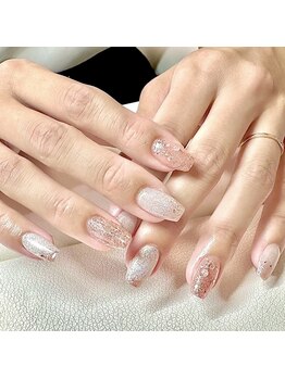 はあとねいる 生駒店の写真/【奈良・生駒】大人気のニュアンスネイル～繊細なアートデザインまで300種類以上のデザインALL4400円★