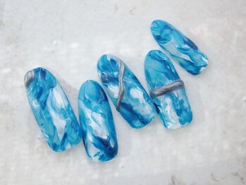 ラルネイル 大宮(Lull. nail)/＃ニュアンス＃マーブル＃定額